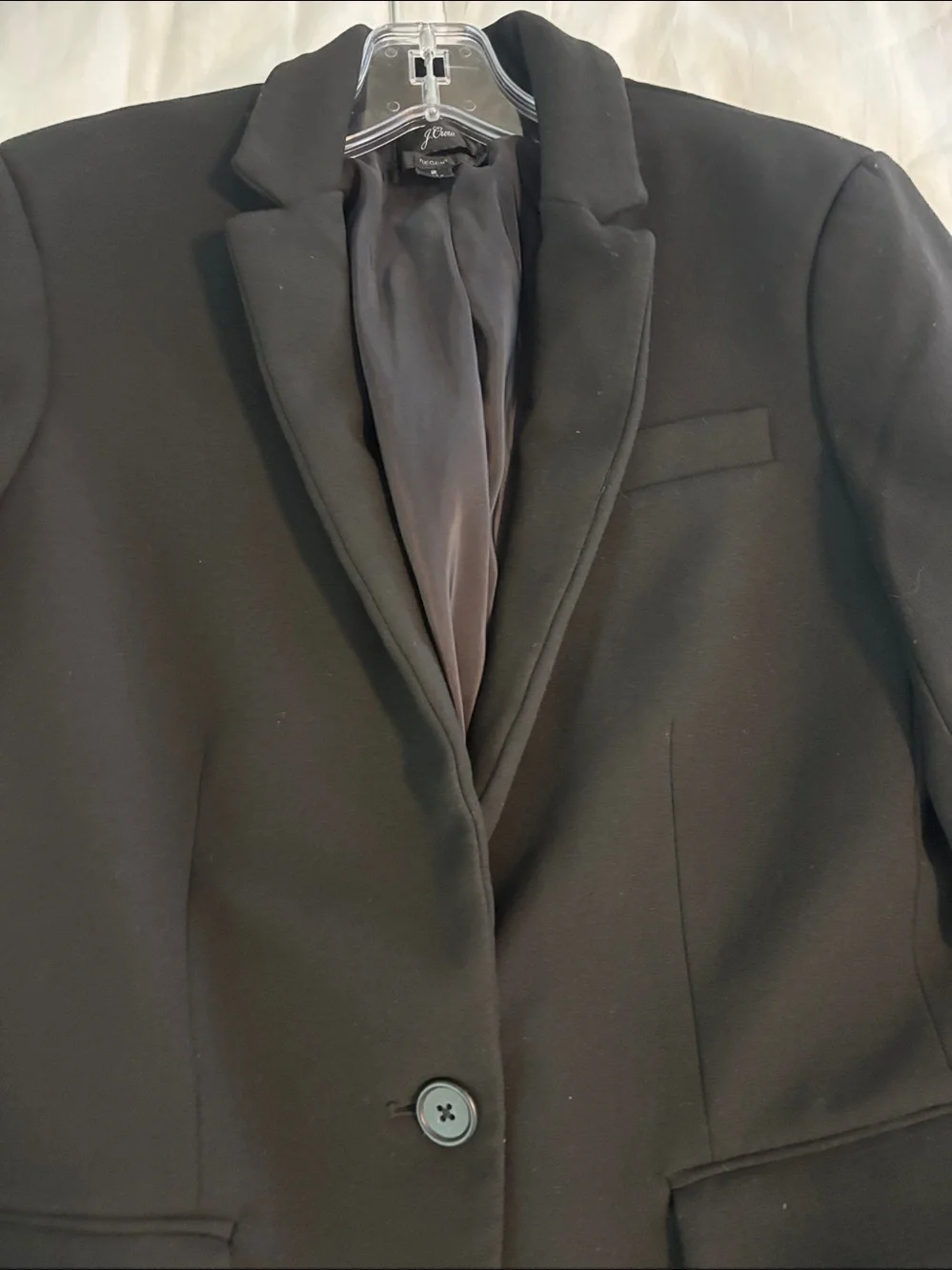 J. Crew Regent Black Single-Button Classic Career Wear Women’s Blazer  Size 2